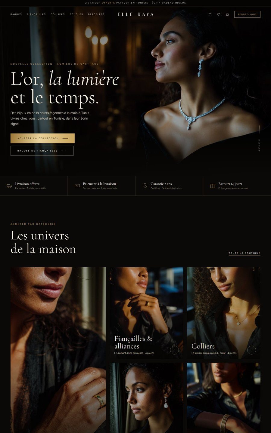 Exemple de site réalisé par Klik